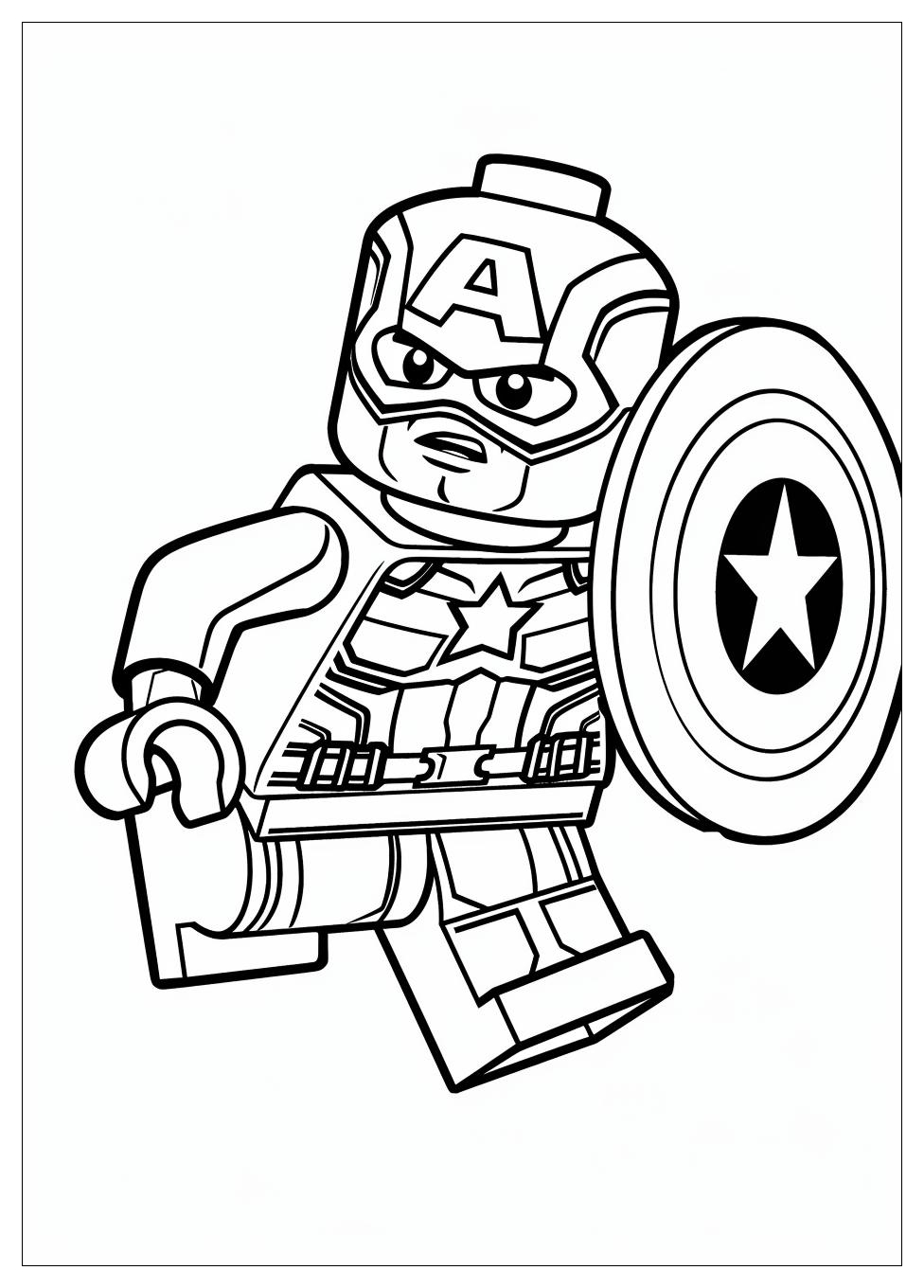 Lego Avengers Coloring Pages-8