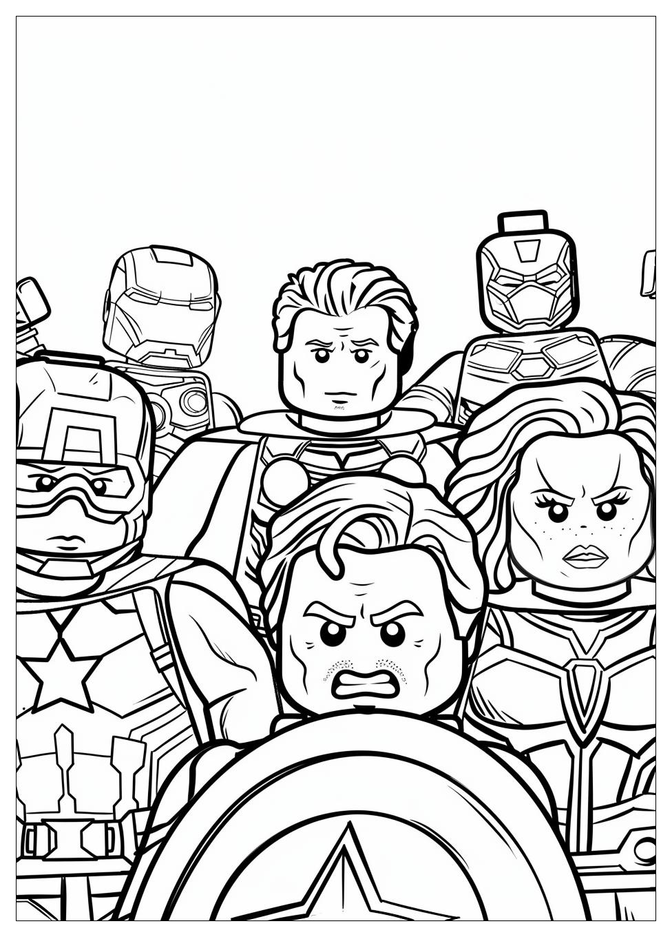 Lego Avengers Coloring Pages-9