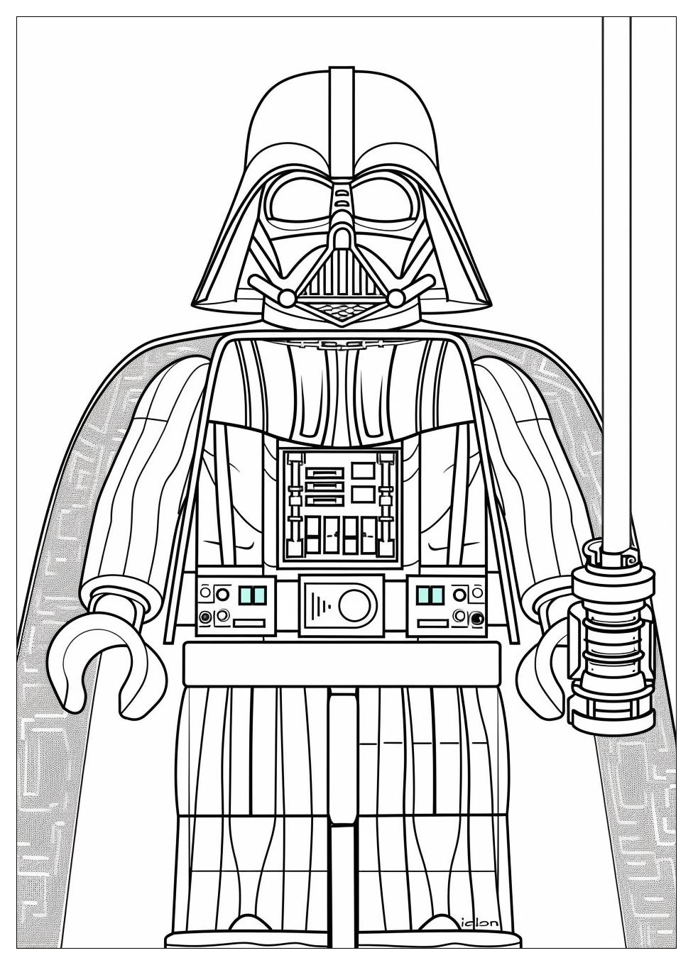 Lego Star Wars Coloring Pages-16