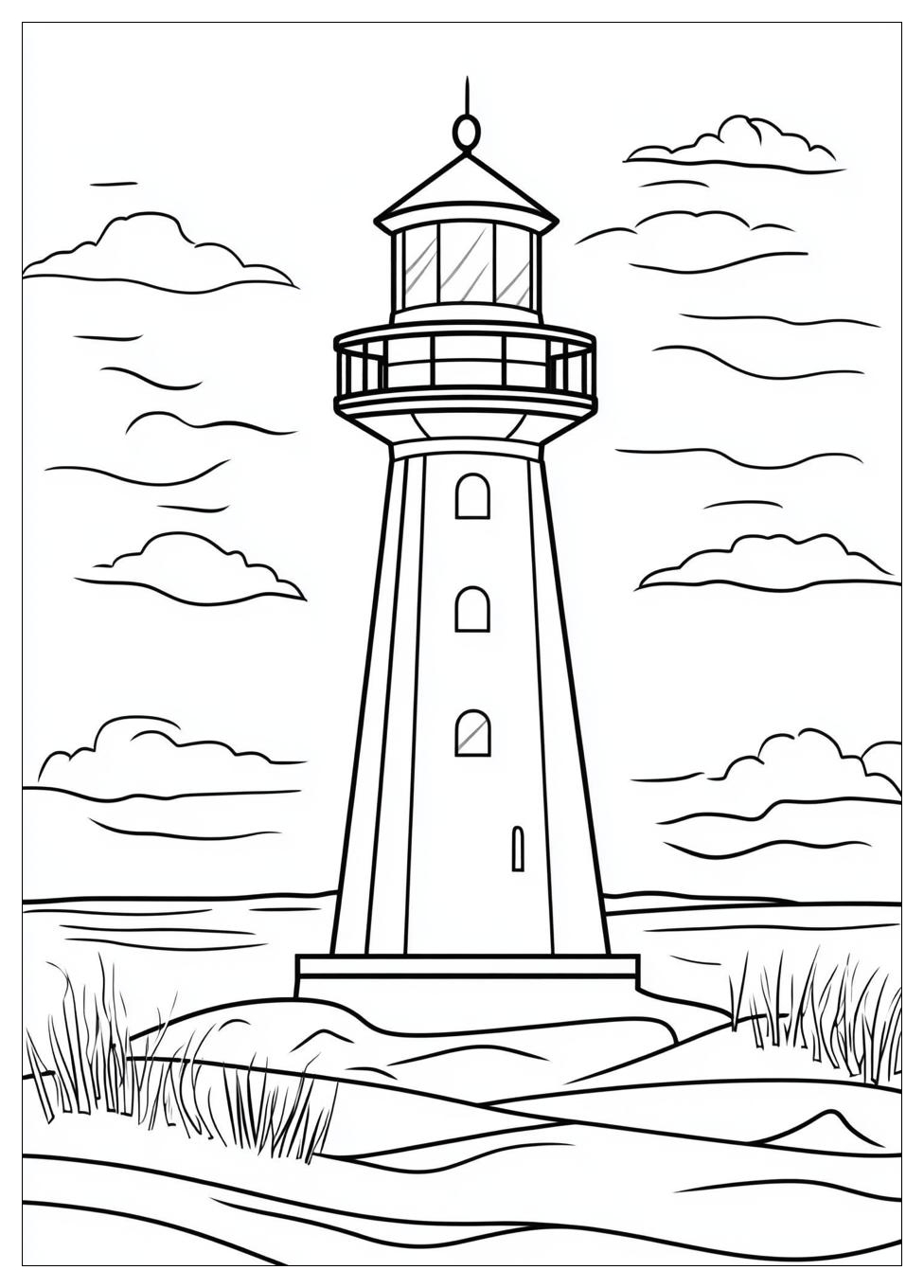 Lighthouse Coloring Pages-1