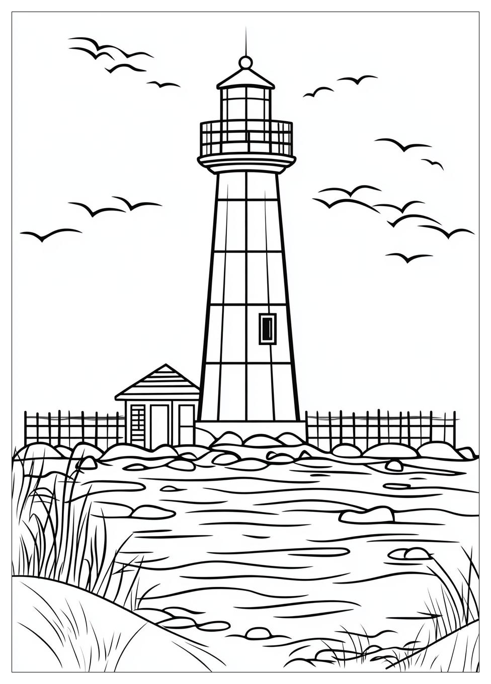 Lighthouse Coloring Pages-11