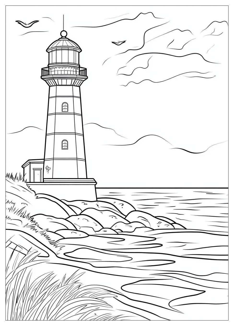 Lighthouse Coloring Pages-12