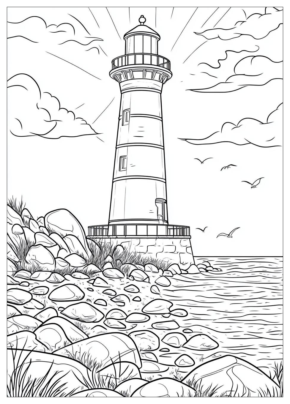 Lighthouse Coloring Pages-14