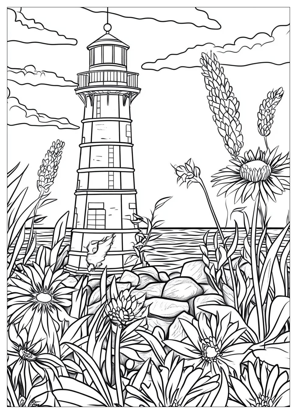 Lighthouse Coloring Pages-17