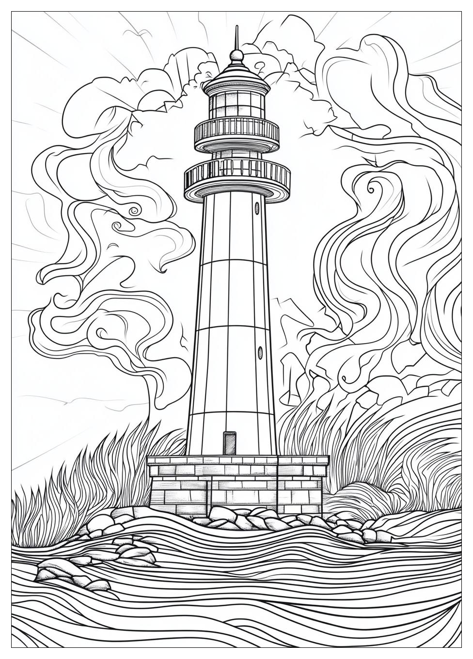Lighthouse Coloring Pages-18