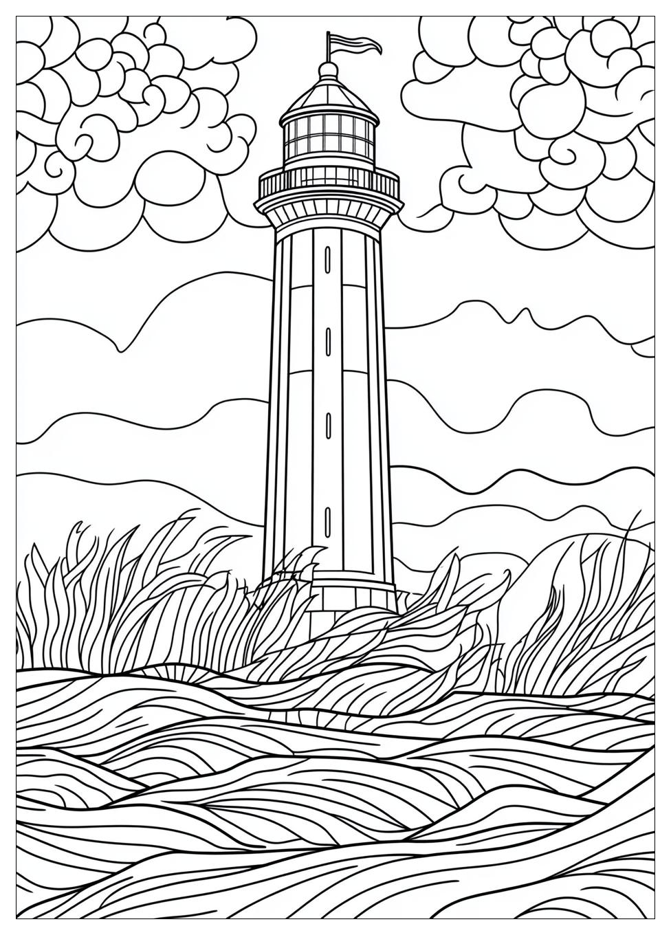 Lighthouse Coloring Pages-19