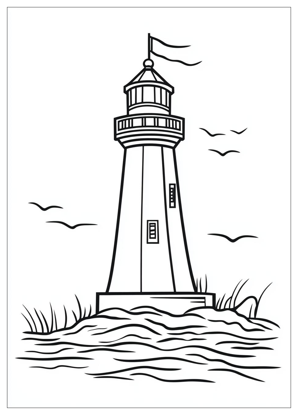 Lighthouse Coloring Pages-2