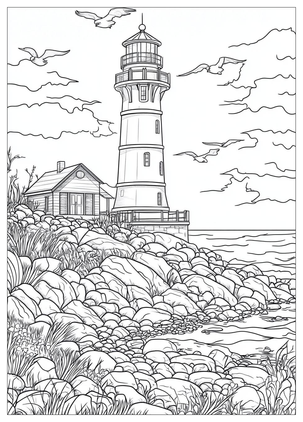Lighthouse Coloring Pages-20