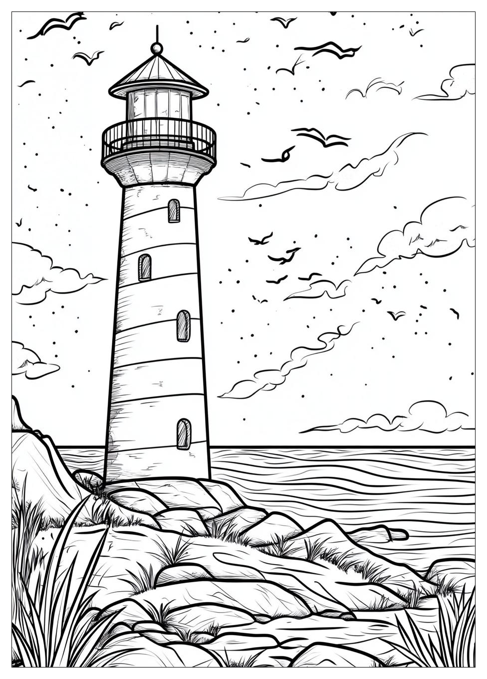 Lighthouse Coloring Pages-4