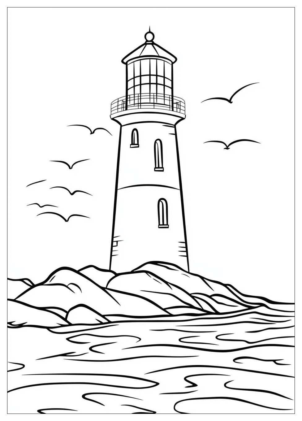 Lighthouse Coloring Pages-5