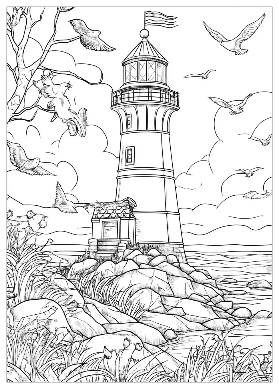Lighthouse Coloring Pages-6