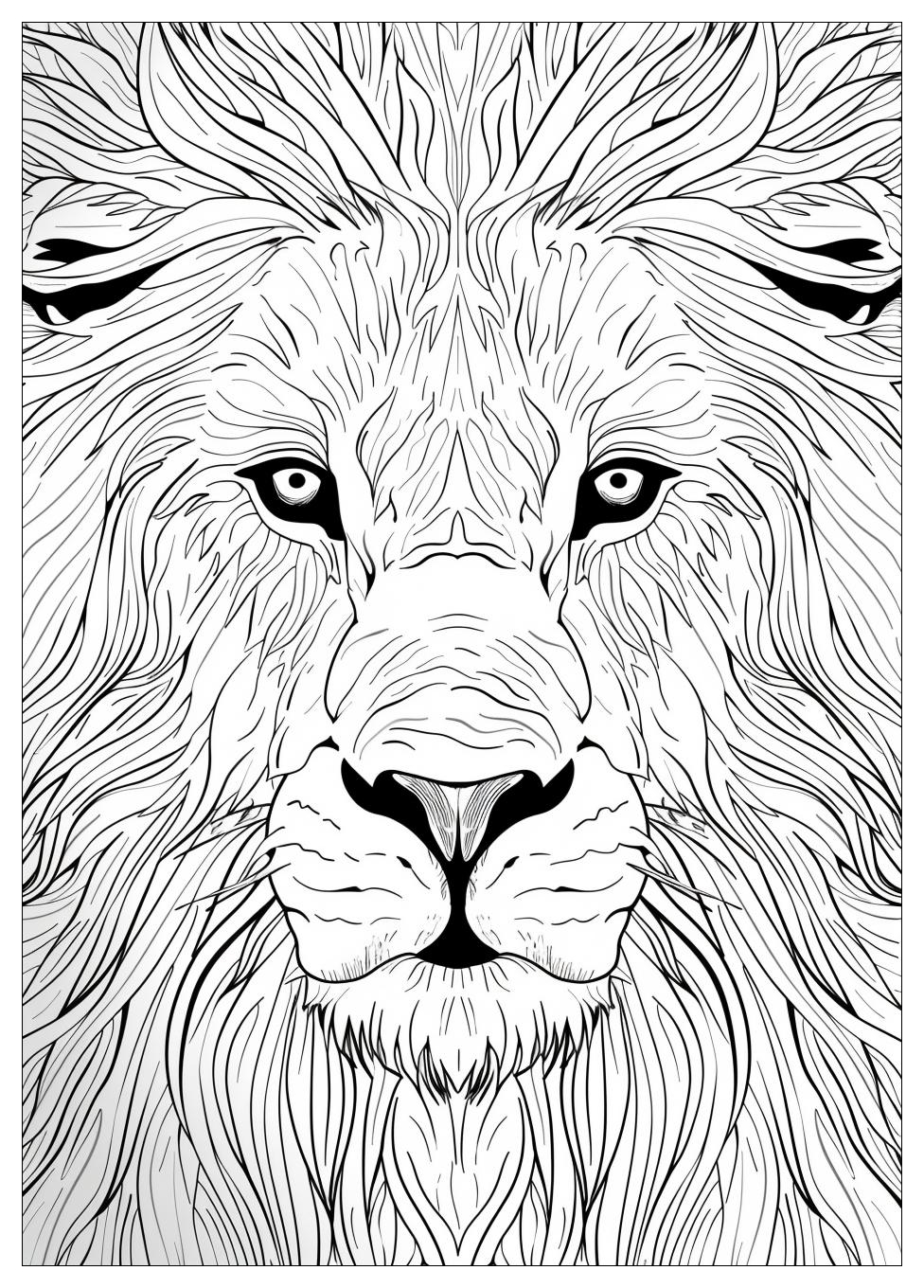 Lion Coloring Pages-2