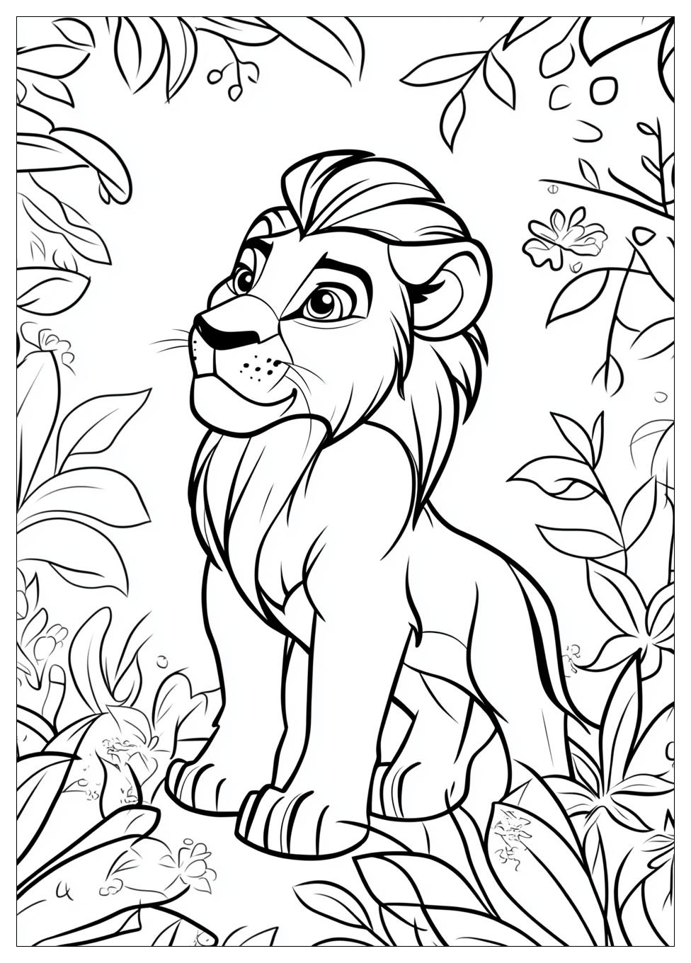 Lion King Coloring Pages-1
