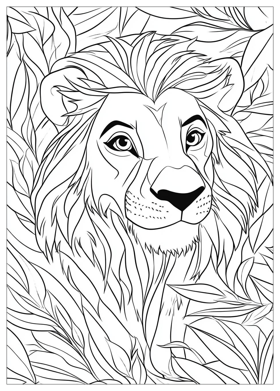 Lion King Coloring Pages-19