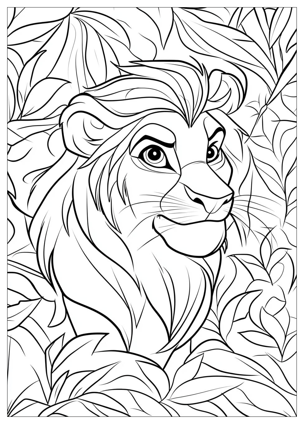 Lion King Coloring Pages-4