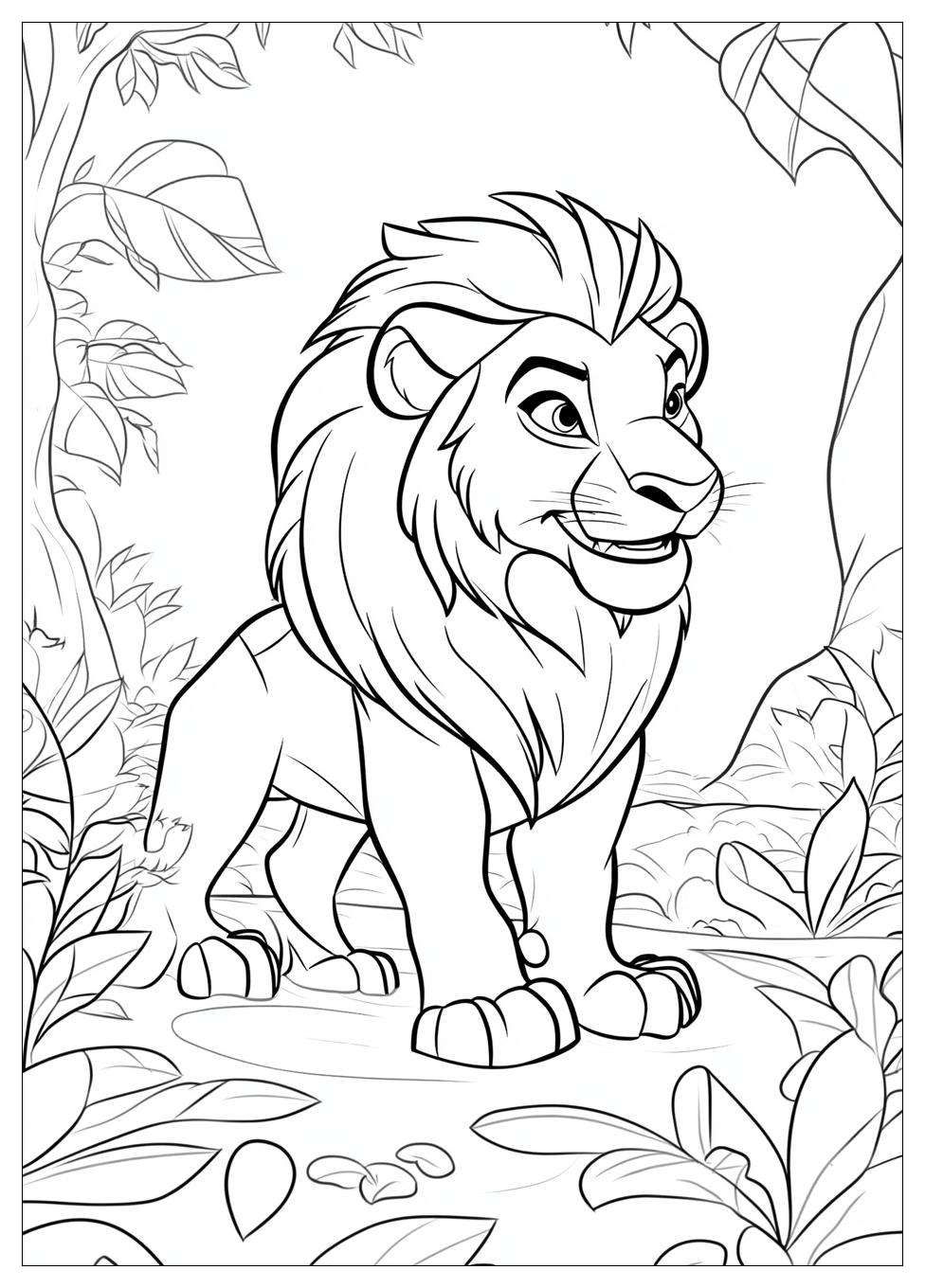 Lion King Coloring Pages-5