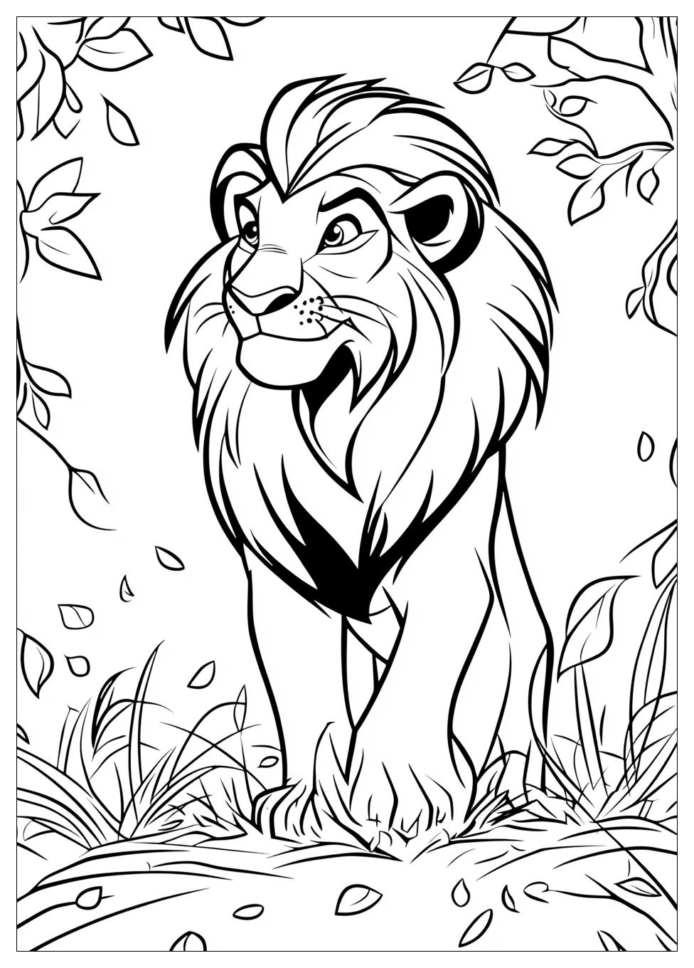 Lion King Coloring Pages-7
