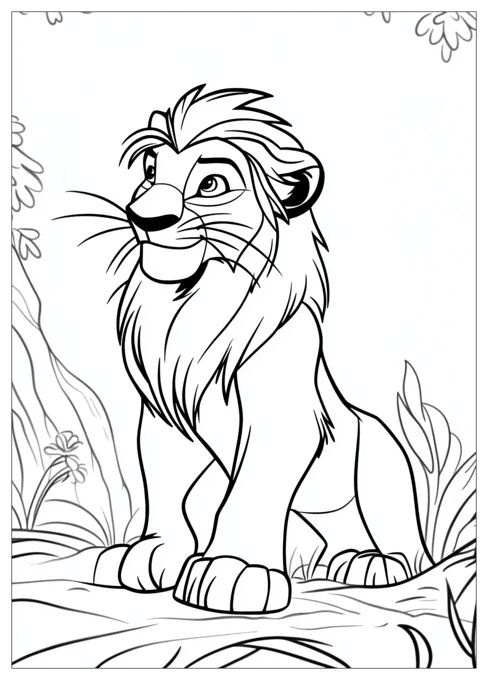 Lion King Coloring Pages-9