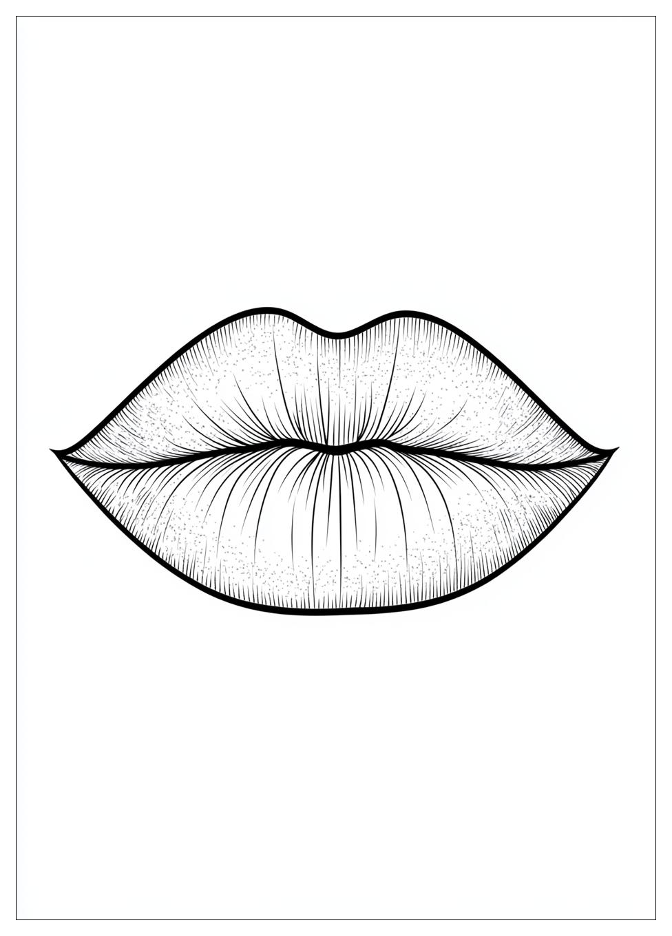 Lips Coloring Pages-10