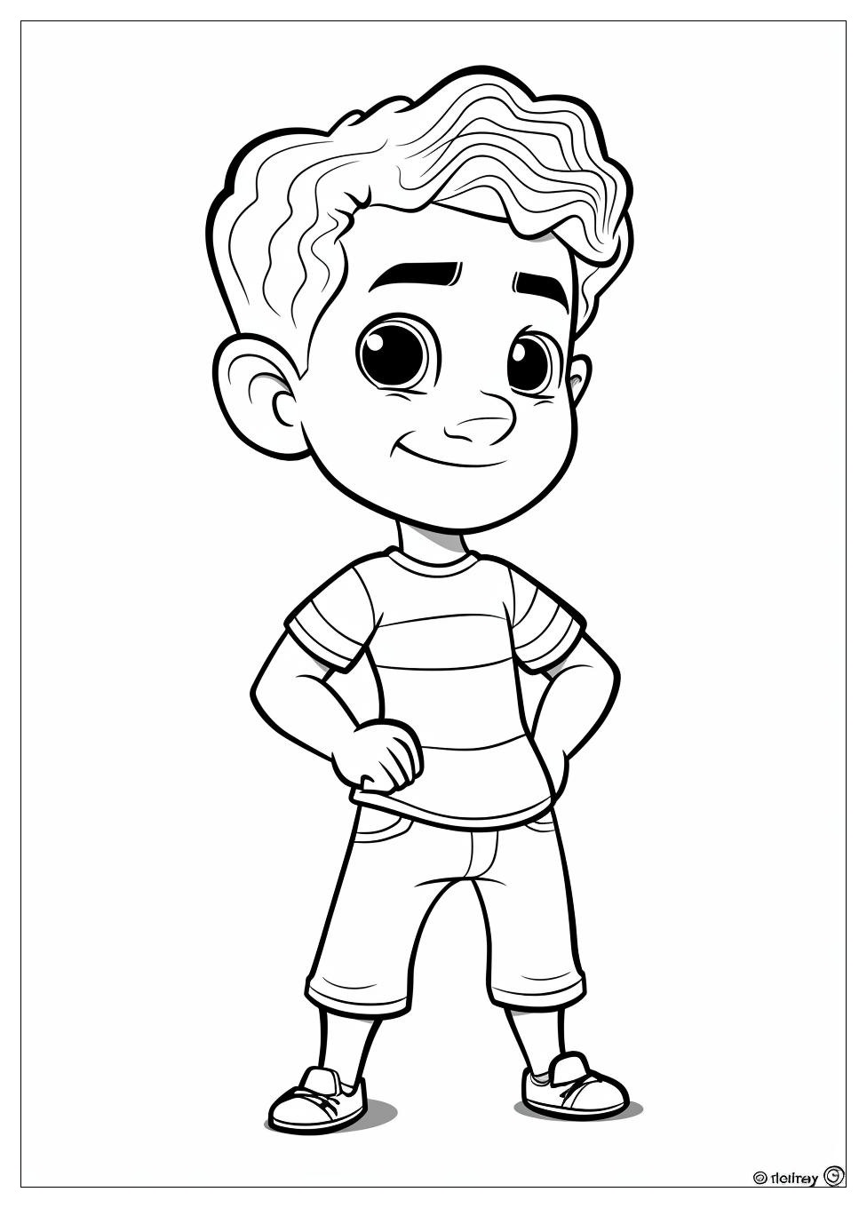 Luca Coloring Pages-8