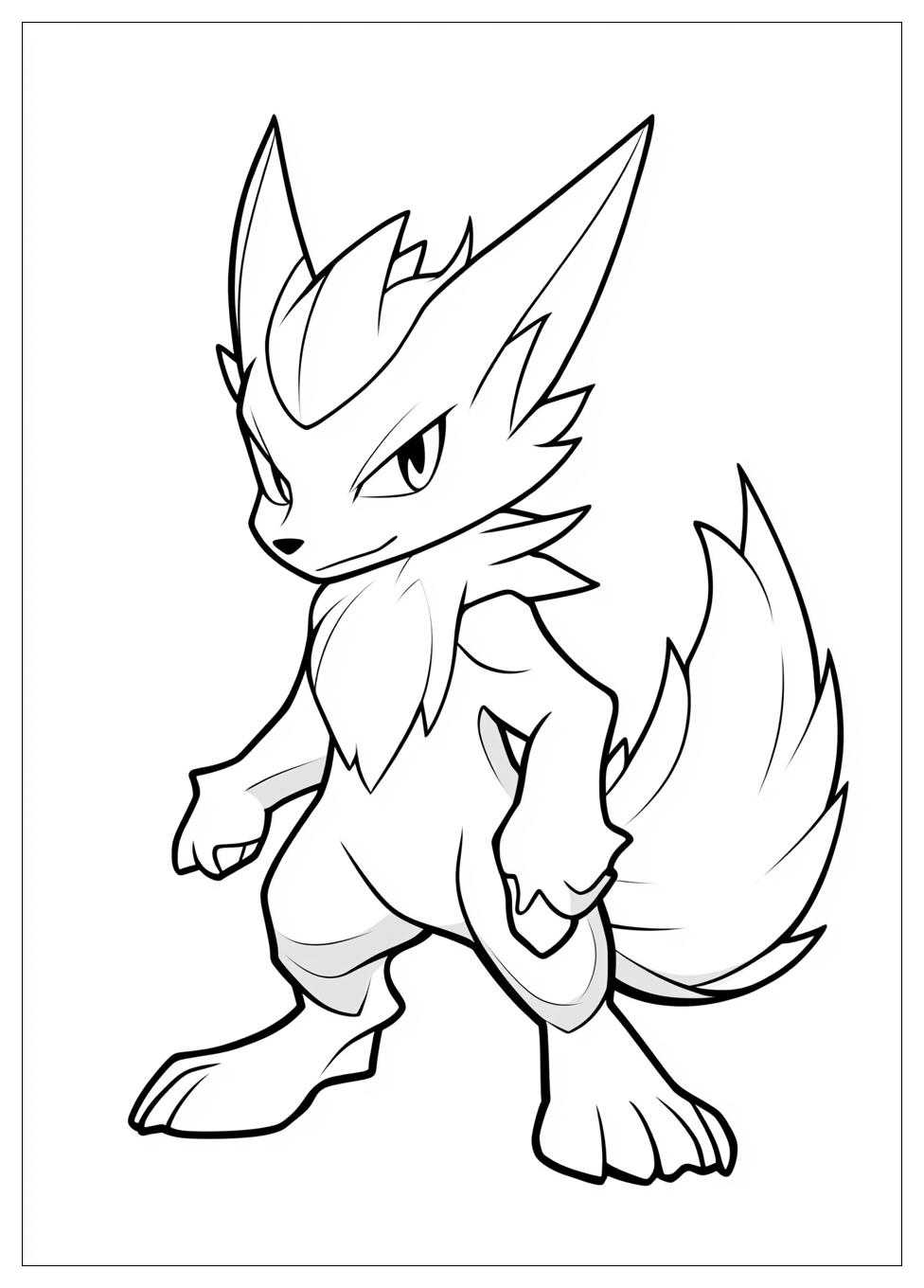 Free Printable Lucario Coloring Pages 6 Lucario Coloring Pages-6