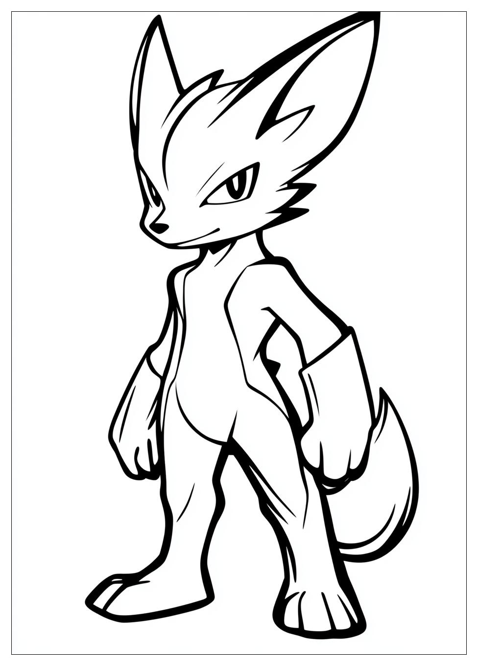 Free Printable Lucario Coloring Pages 9 Lucario Coloring Pages-9