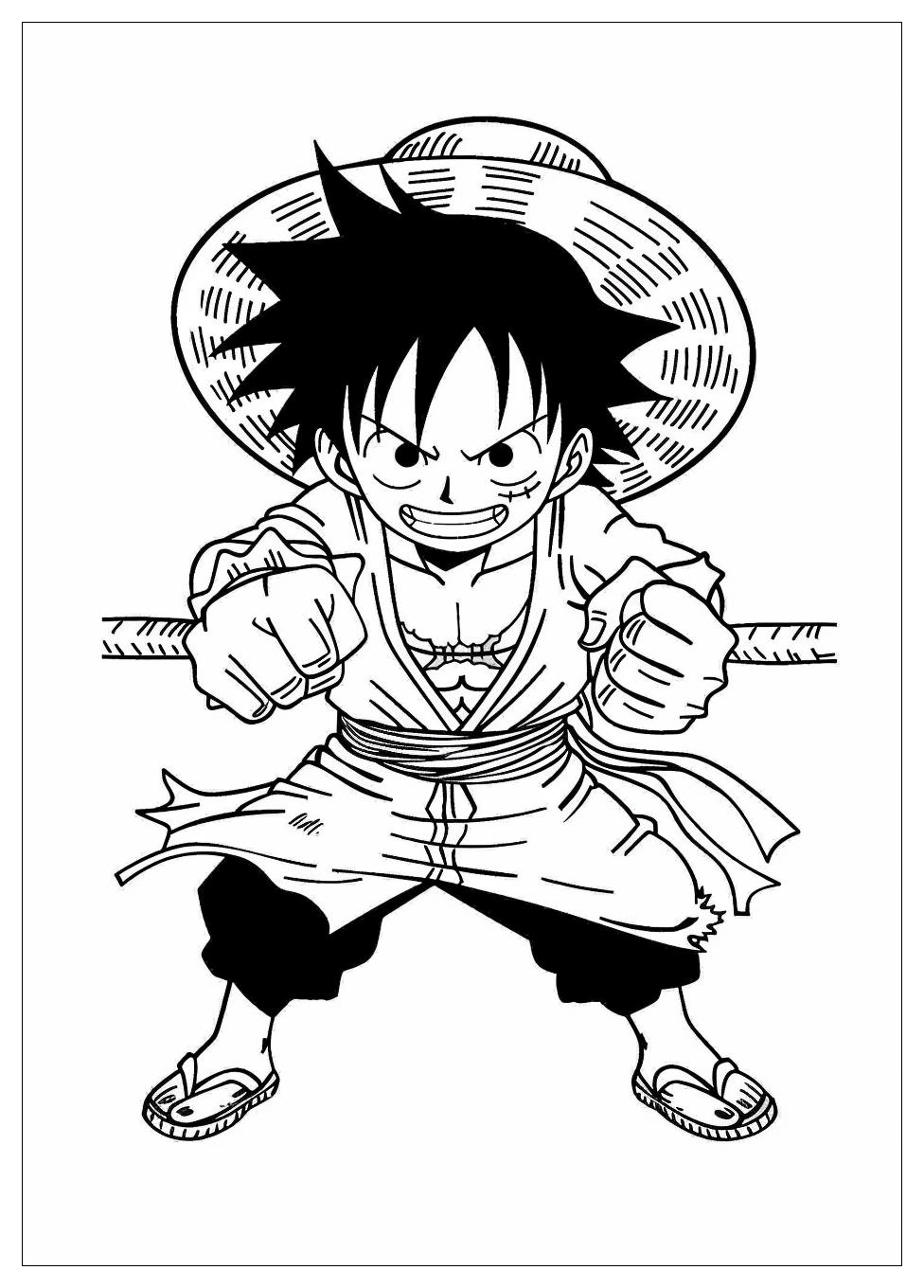 Luffy Coloring Pages-12