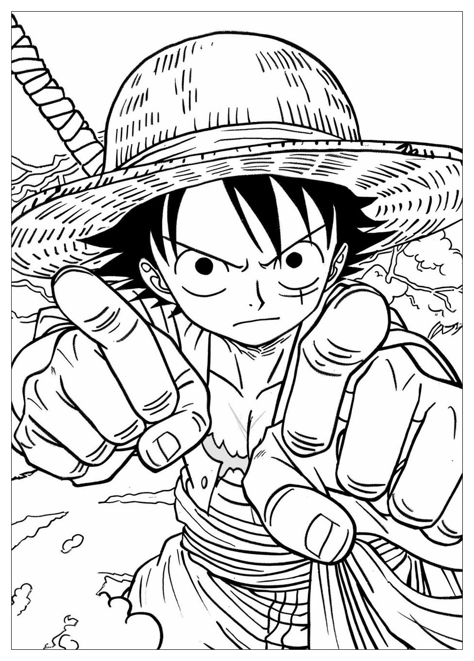 Luffy Coloring Pages-13