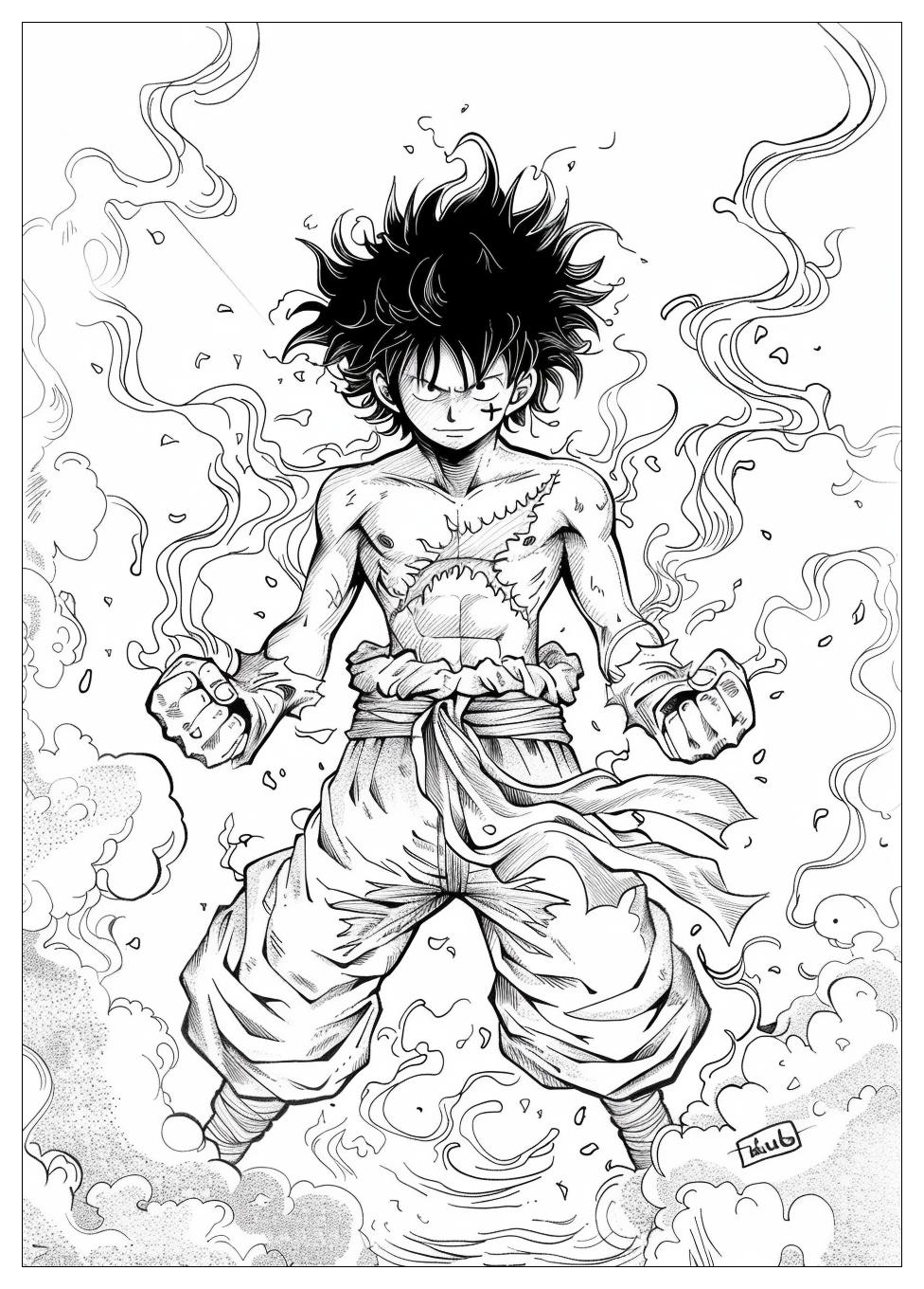 Luffy Coloring Pages-19