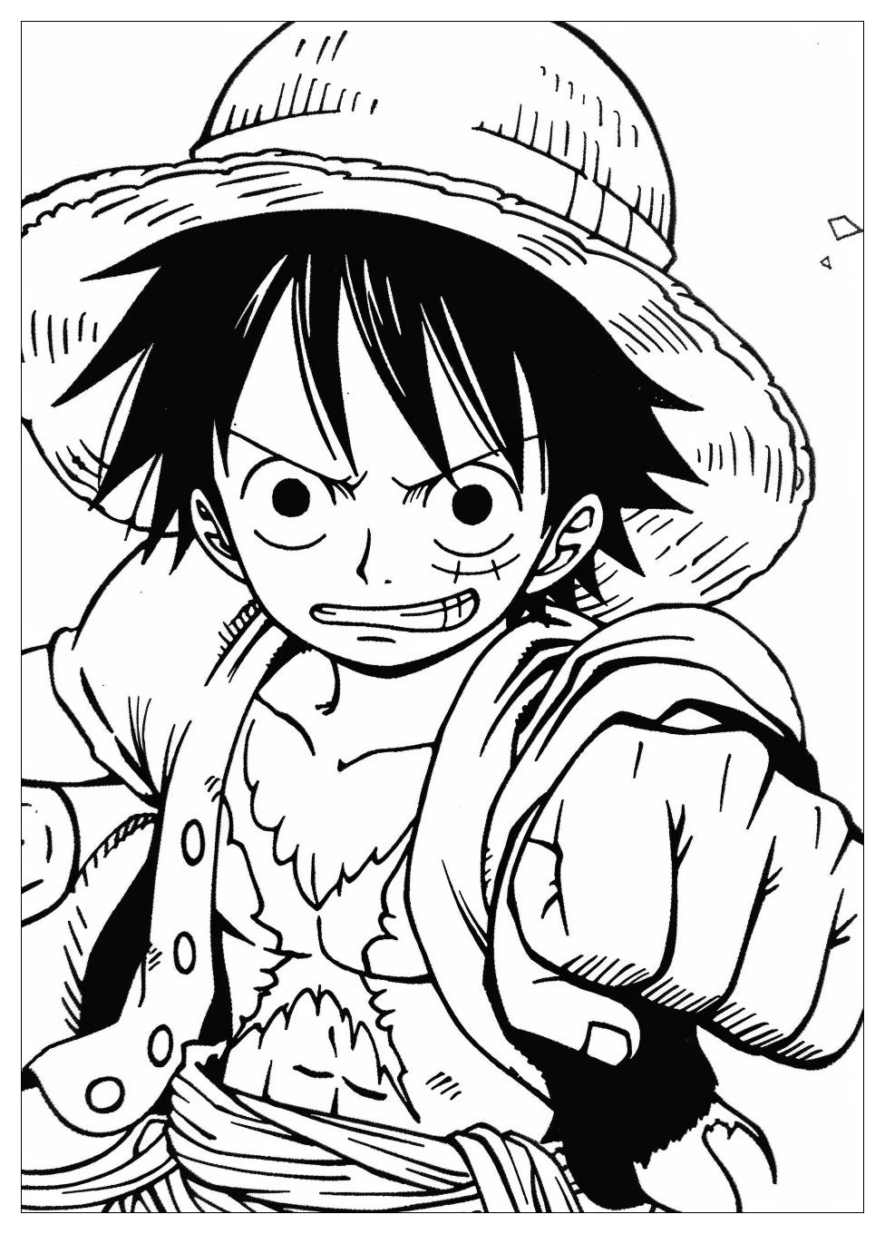 Luffy Coloring Pages-3