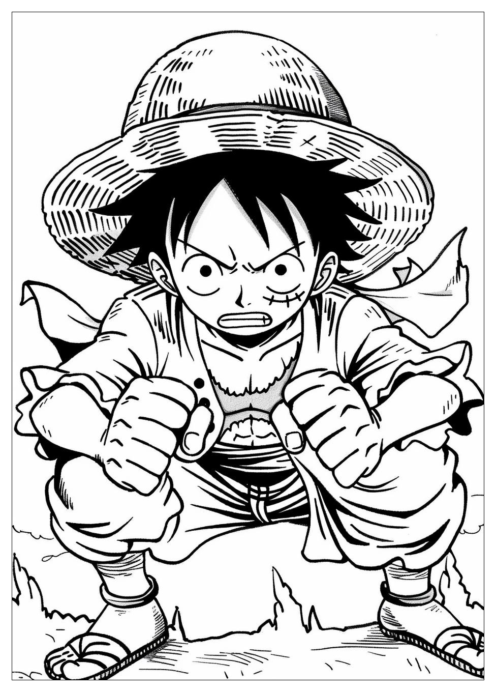 Luffy Coloring Pages-4
