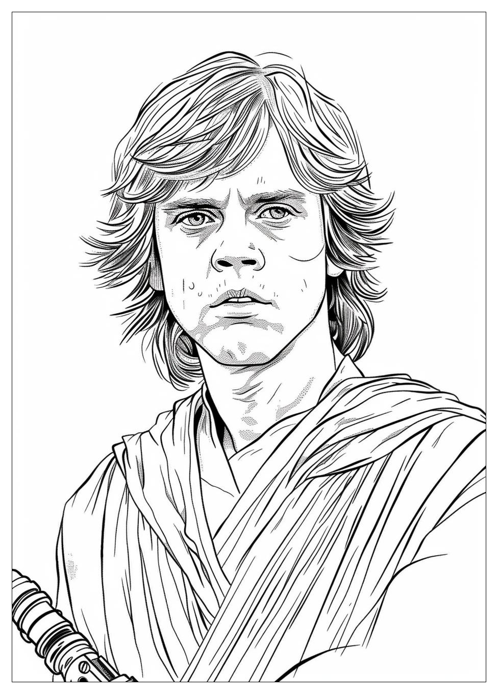 Luke Skywalker Coloring Pages-11
