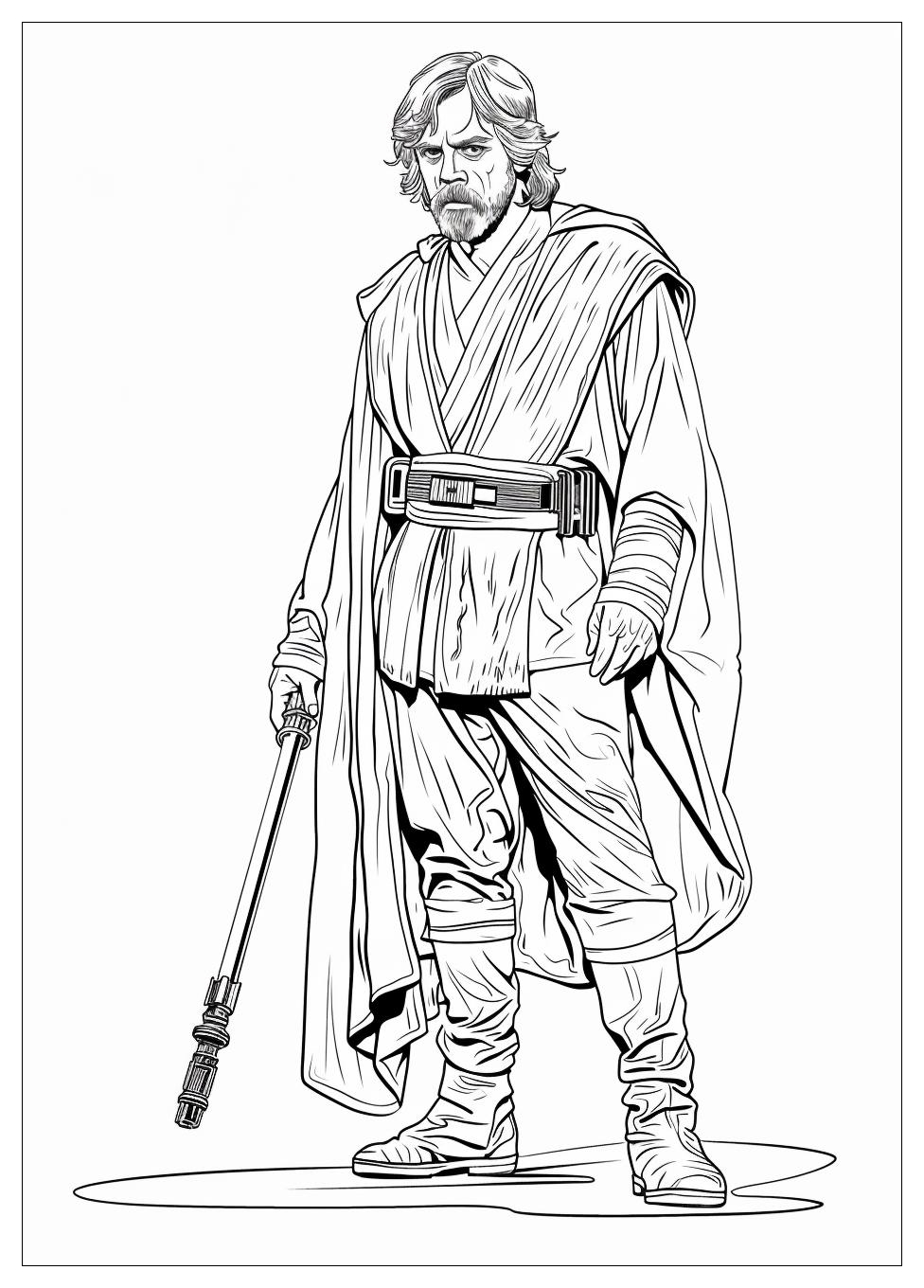 Luke Skywalker Coloring Pages-13