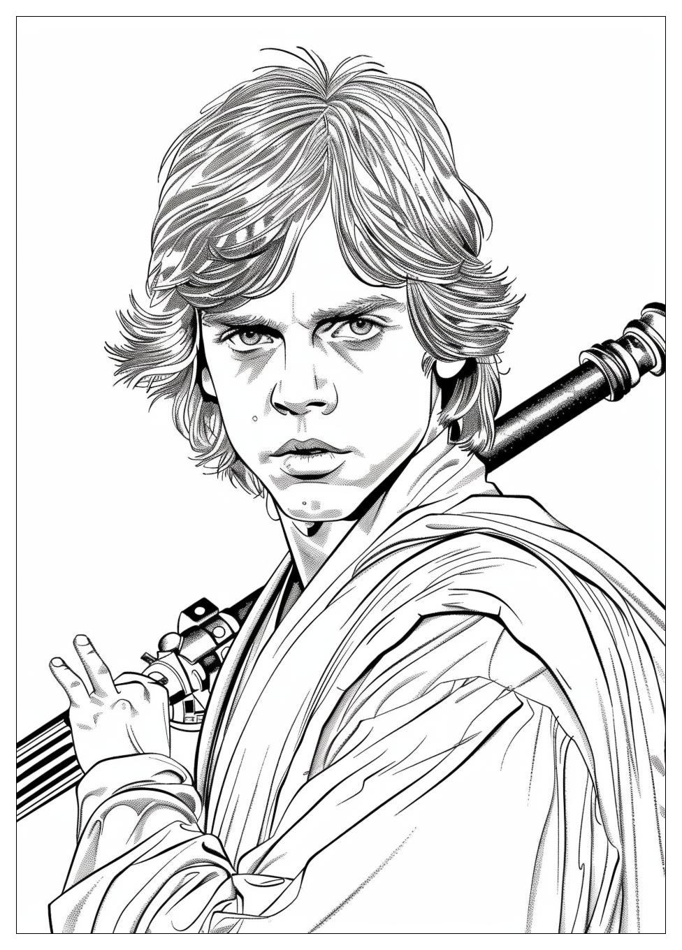 Luke Skywalker Coloring Pages-14