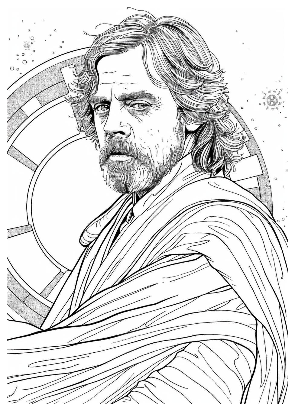 Luke Skywalker Coloring Pages-16