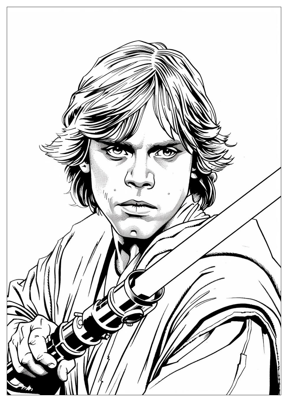 Luke Skywalker Coloring Pages-18