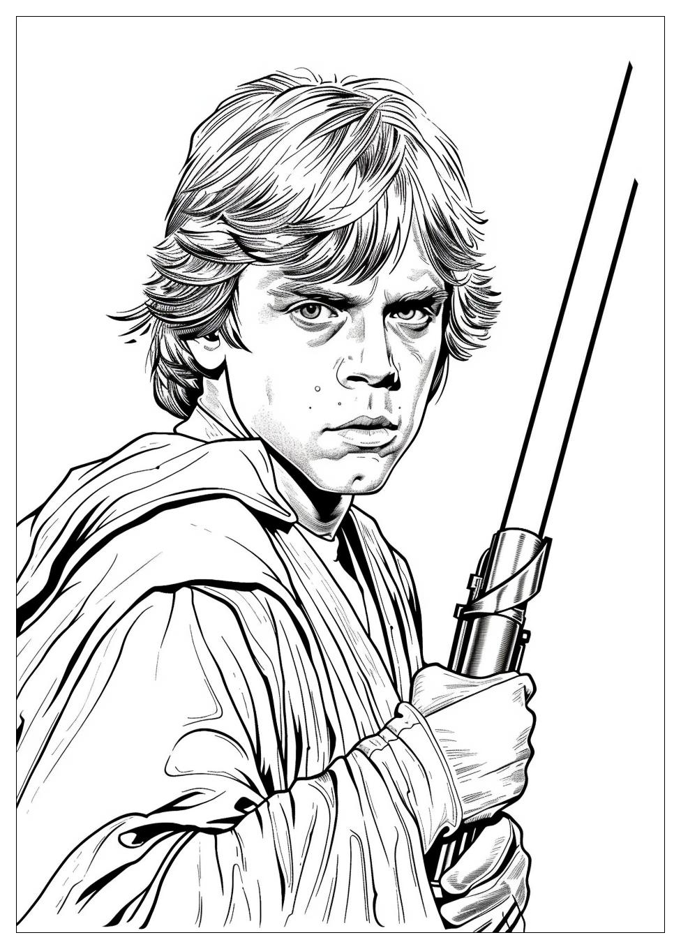 Luke Skywalker Coloring Pages-2