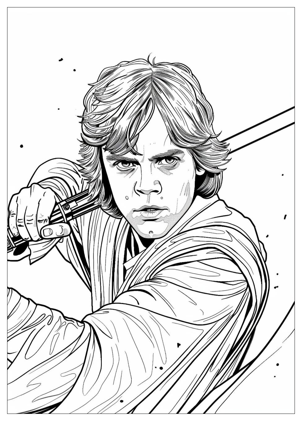 Luke Skywalker Coloring Pages-5