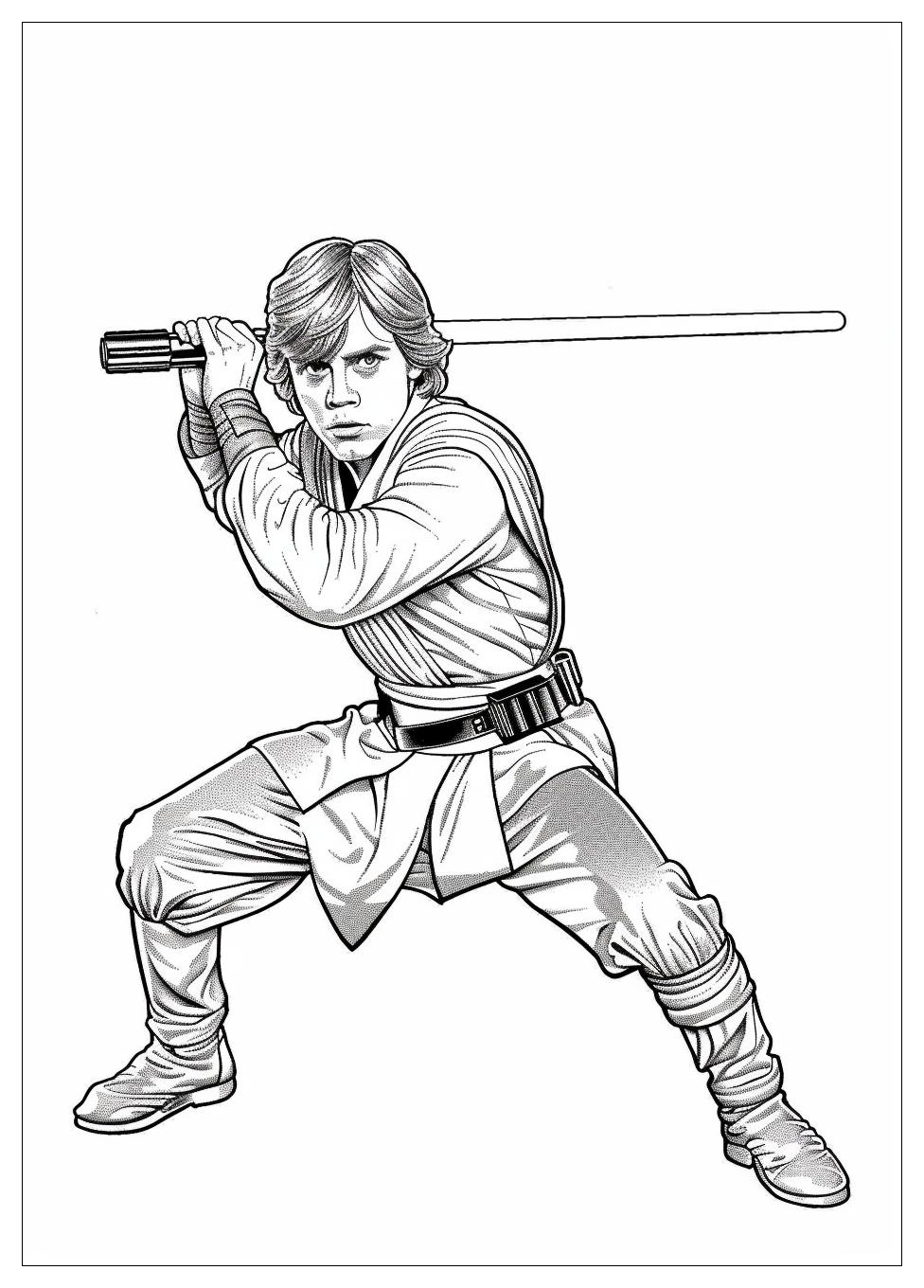 Luke Skywalker Coloring Pages-6