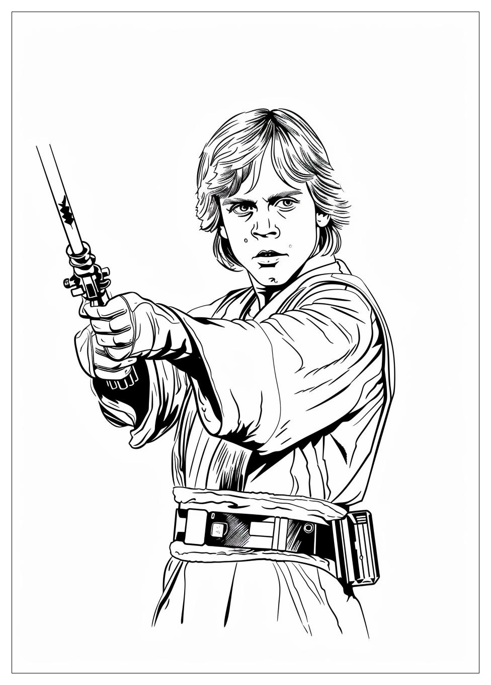 Luke Skywalker Coloring Pages-8
