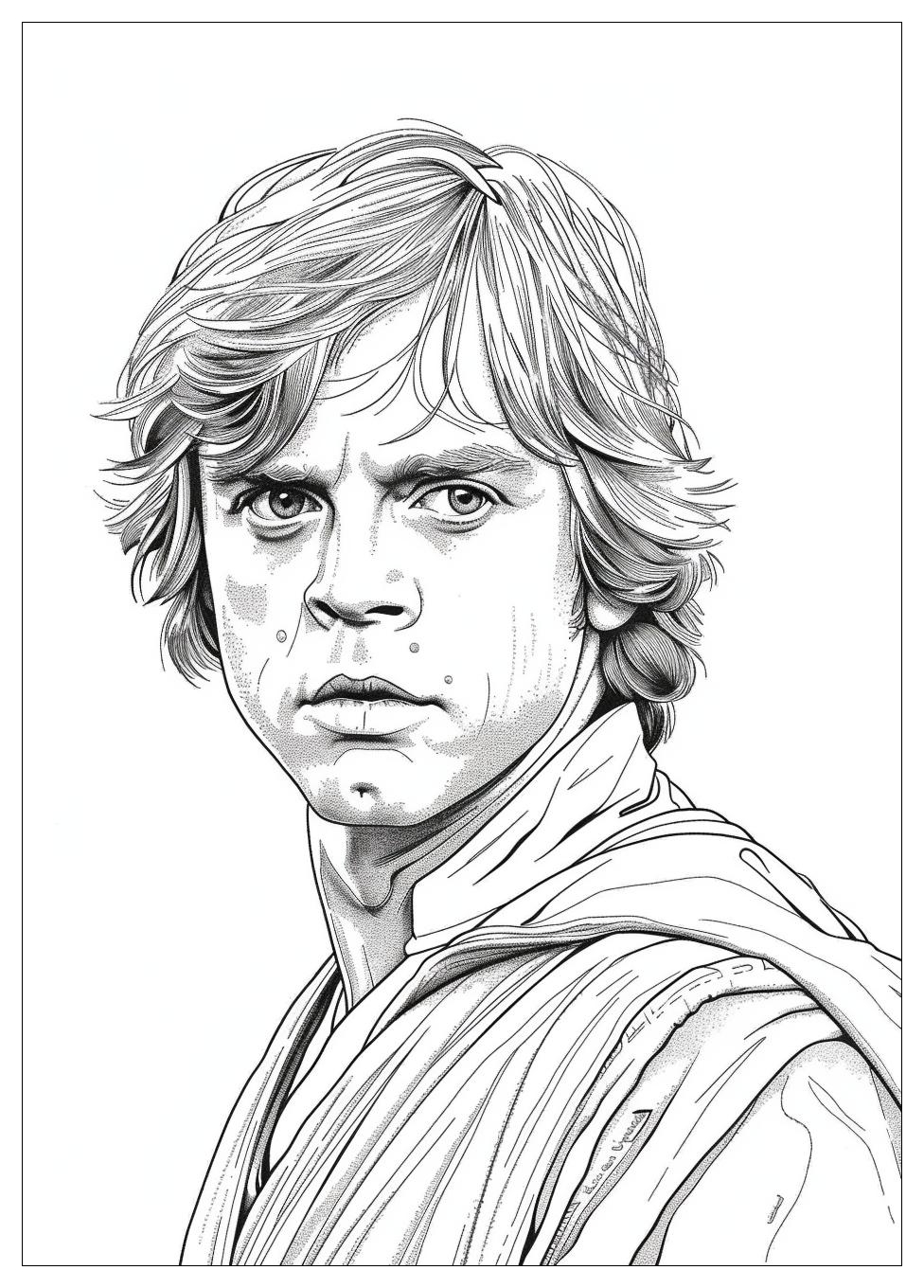 Luke Skywalker Coloring Pages-9
