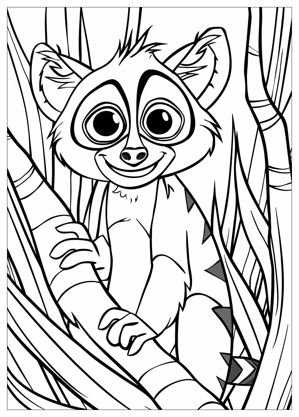 Madagascar Coloring Pages-1
