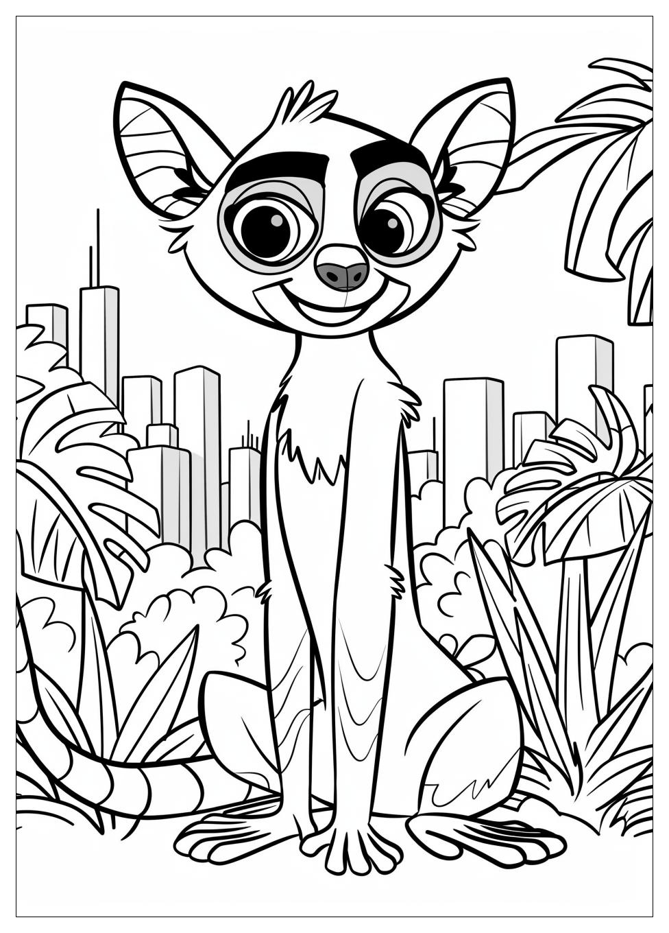 Madagascar Coloring Pages-11