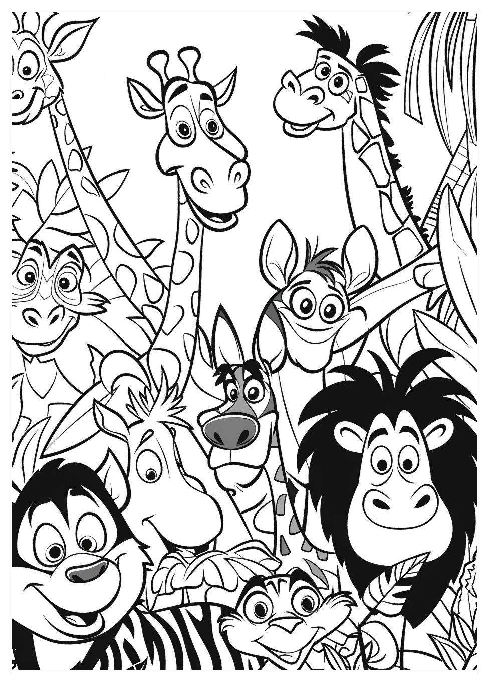 Madagascar Coloring Pages-12