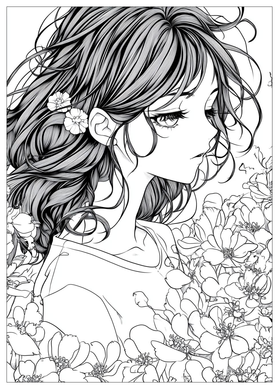 Manga Coloring Pages-10