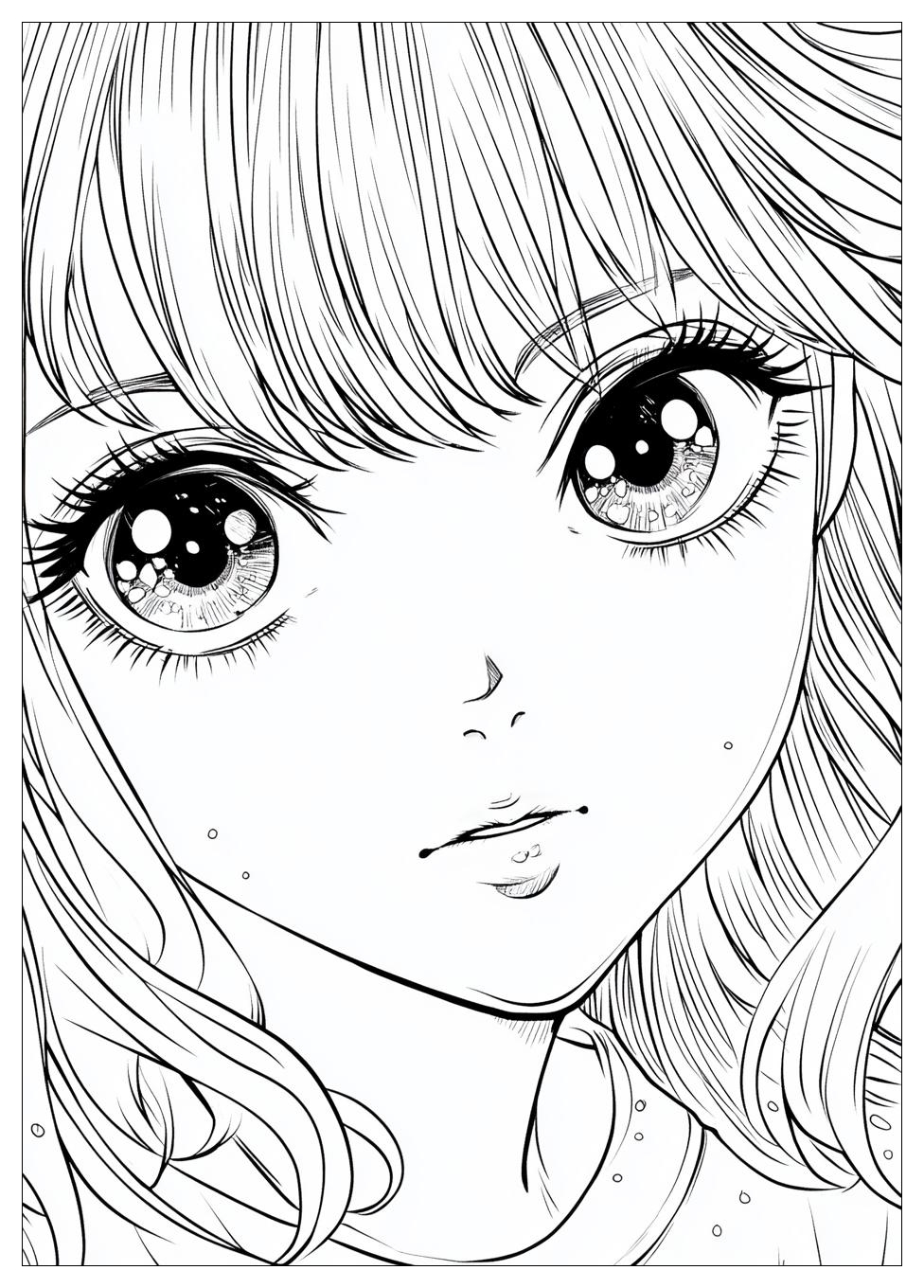 Manga Coloring Pages-11