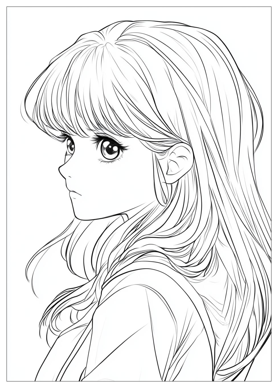 Manga Coloring Pages-12