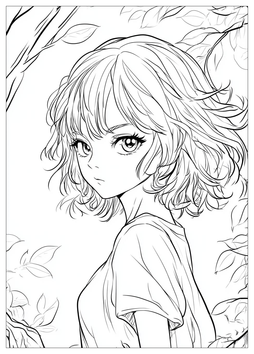 Manga Coloring Pages-3