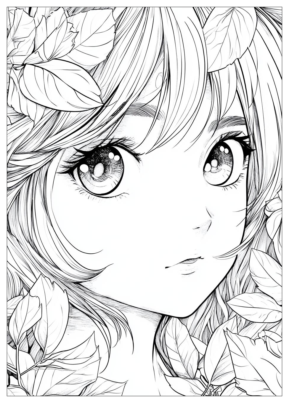 Manga Coloring Pages-6