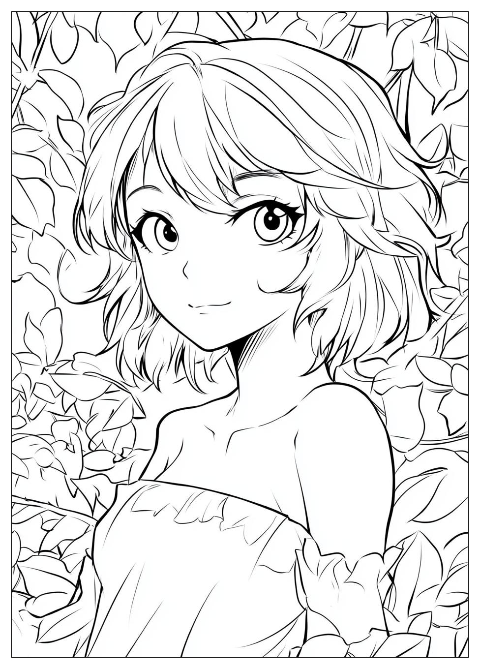 Manga Coloring Pages-7